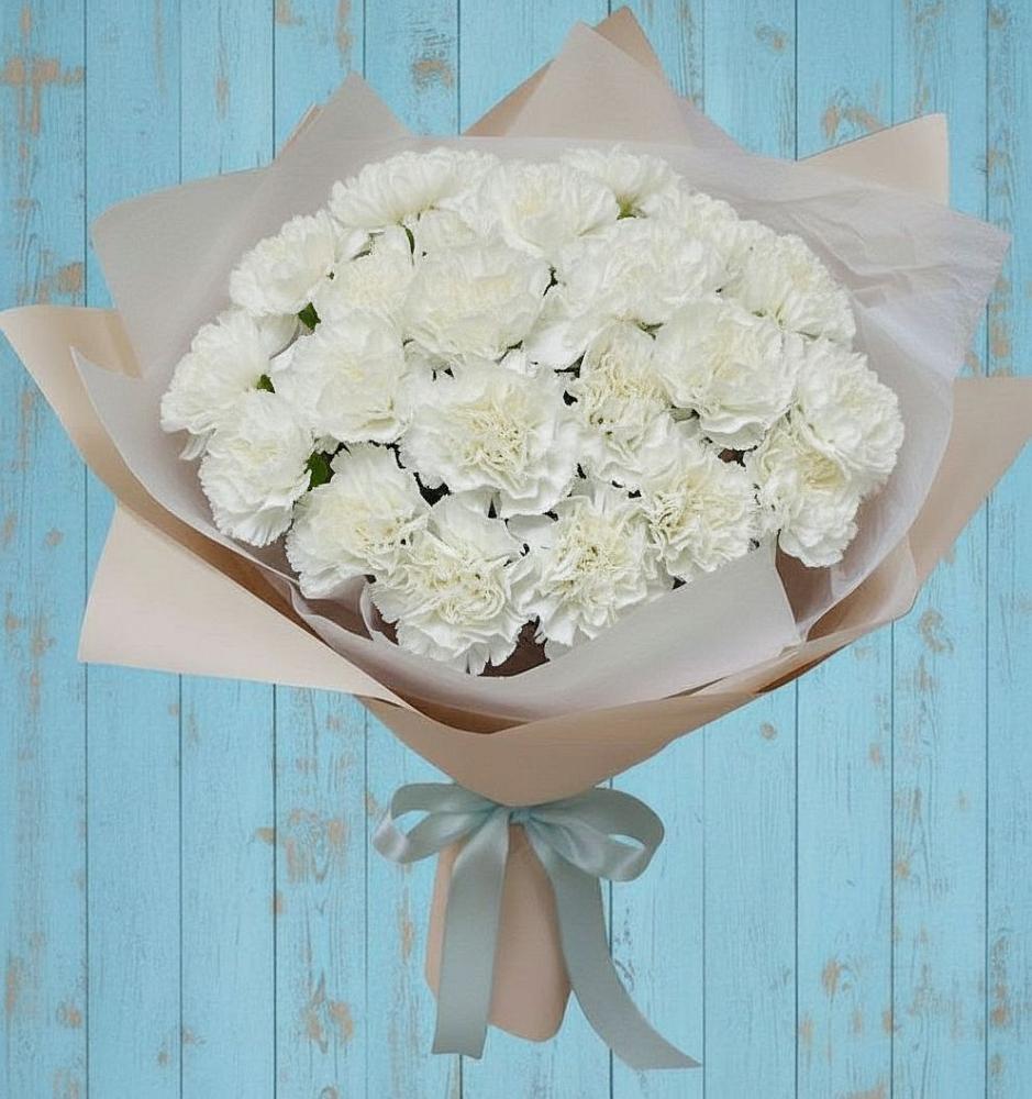 Букет цветов из: Гвоздики в Михайловском