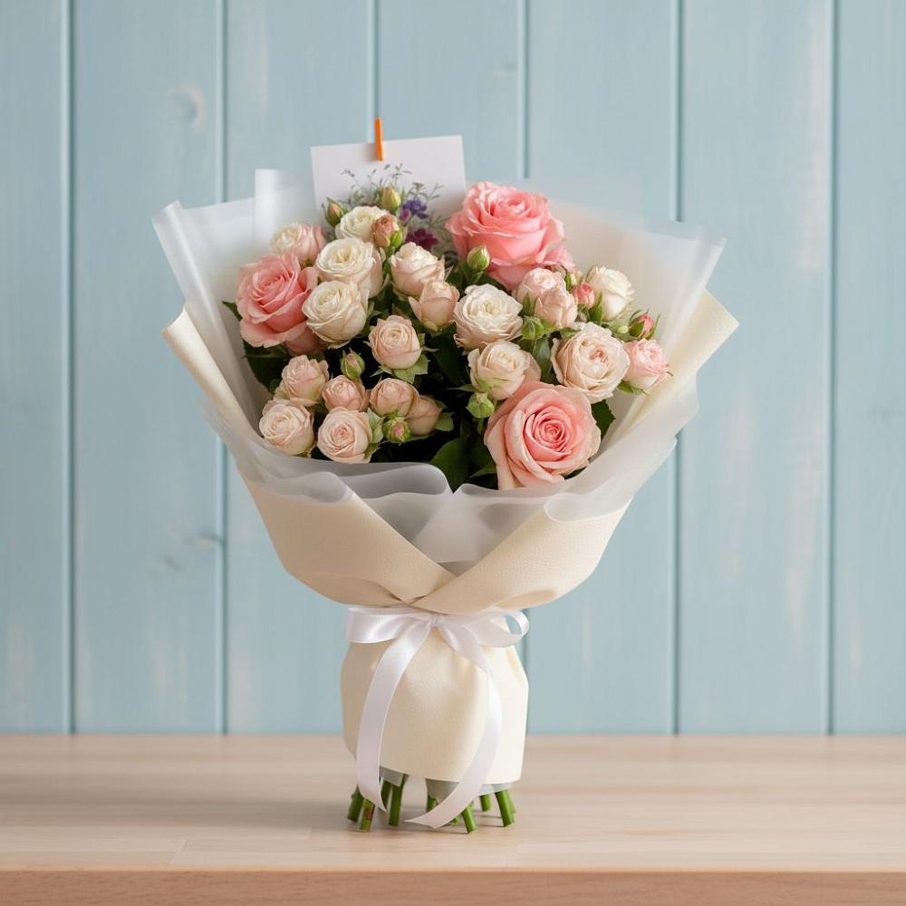 Букет цветов из: Розы в Михайловском