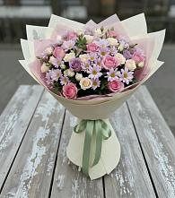 Букет цветов из:  Розы и Хризантемы #REPLACE_PRED# Михайловском