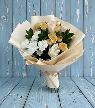 Букет цветов из:  Розы и Хризантемы в Михайловском