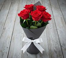 Букет 5 Красных роз Эдлесс Лав #REPLACE_PRED# Михайловском