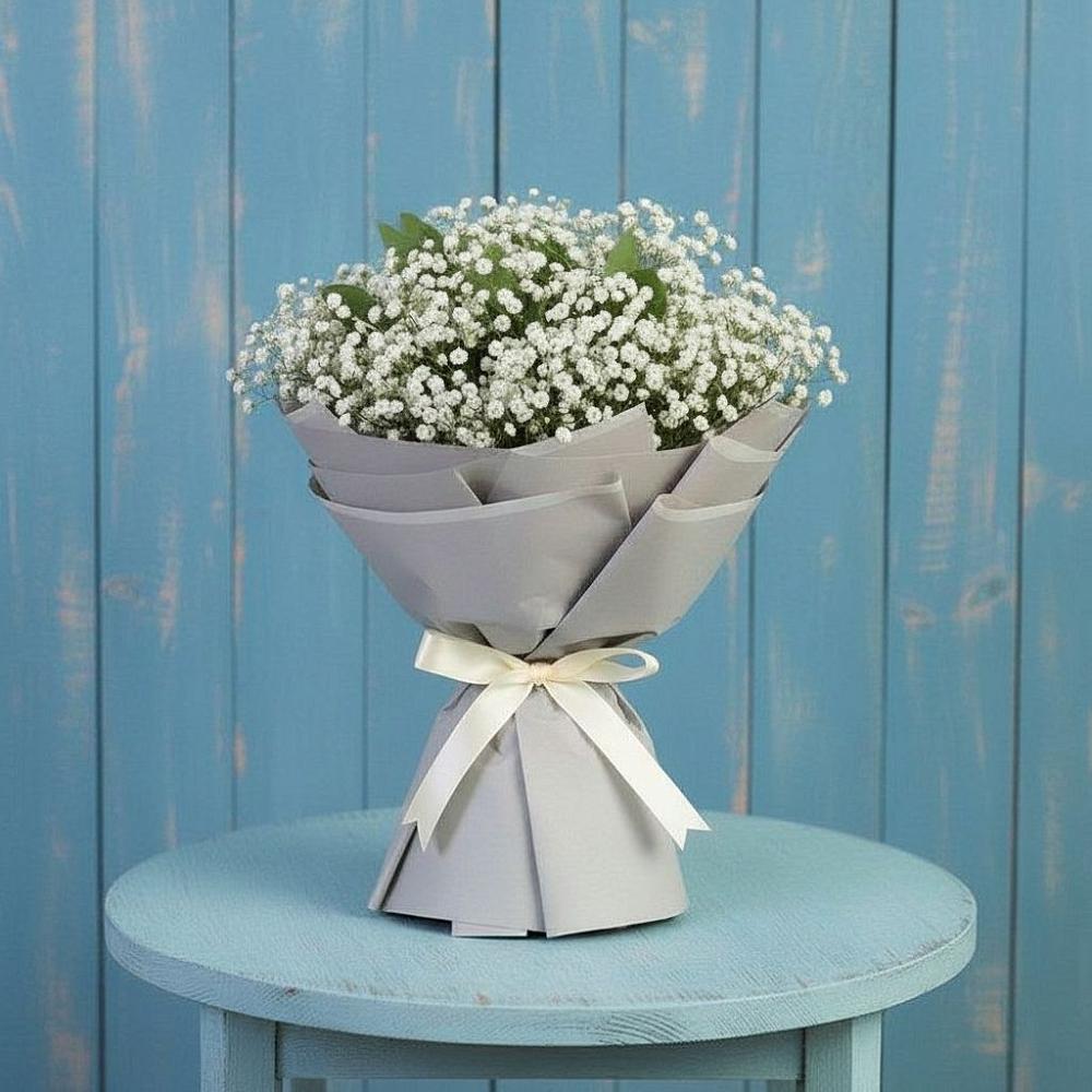 Букет цветов из: Гипсофила в Михайловском