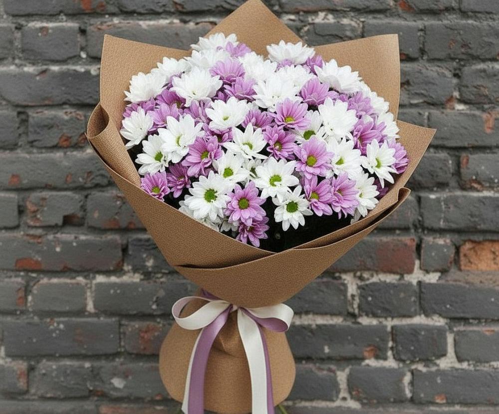 Букет цветов из: Хризантемы в Михайловском