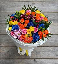 Букет цветов из:  Розы и Хризантемы в Михайловском