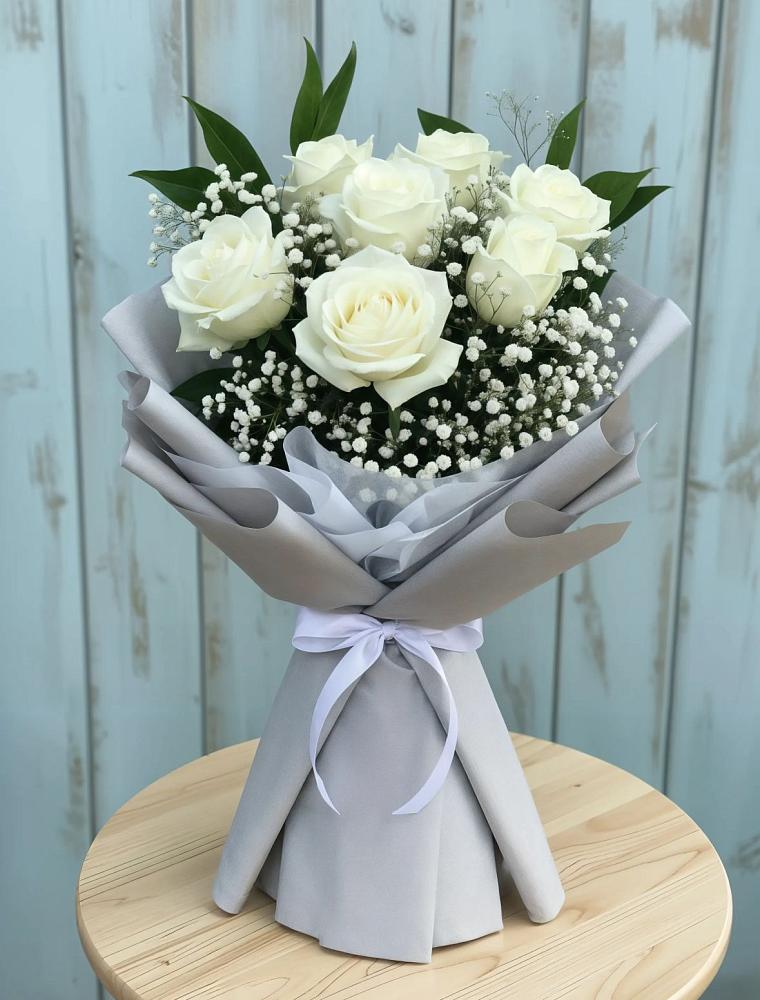 Букет цветов из: Розы в Михайловском