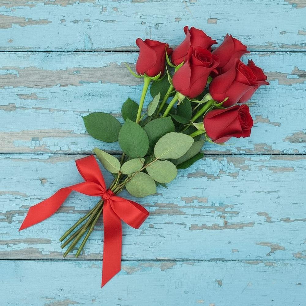 Букет Красные розы в Михайловском