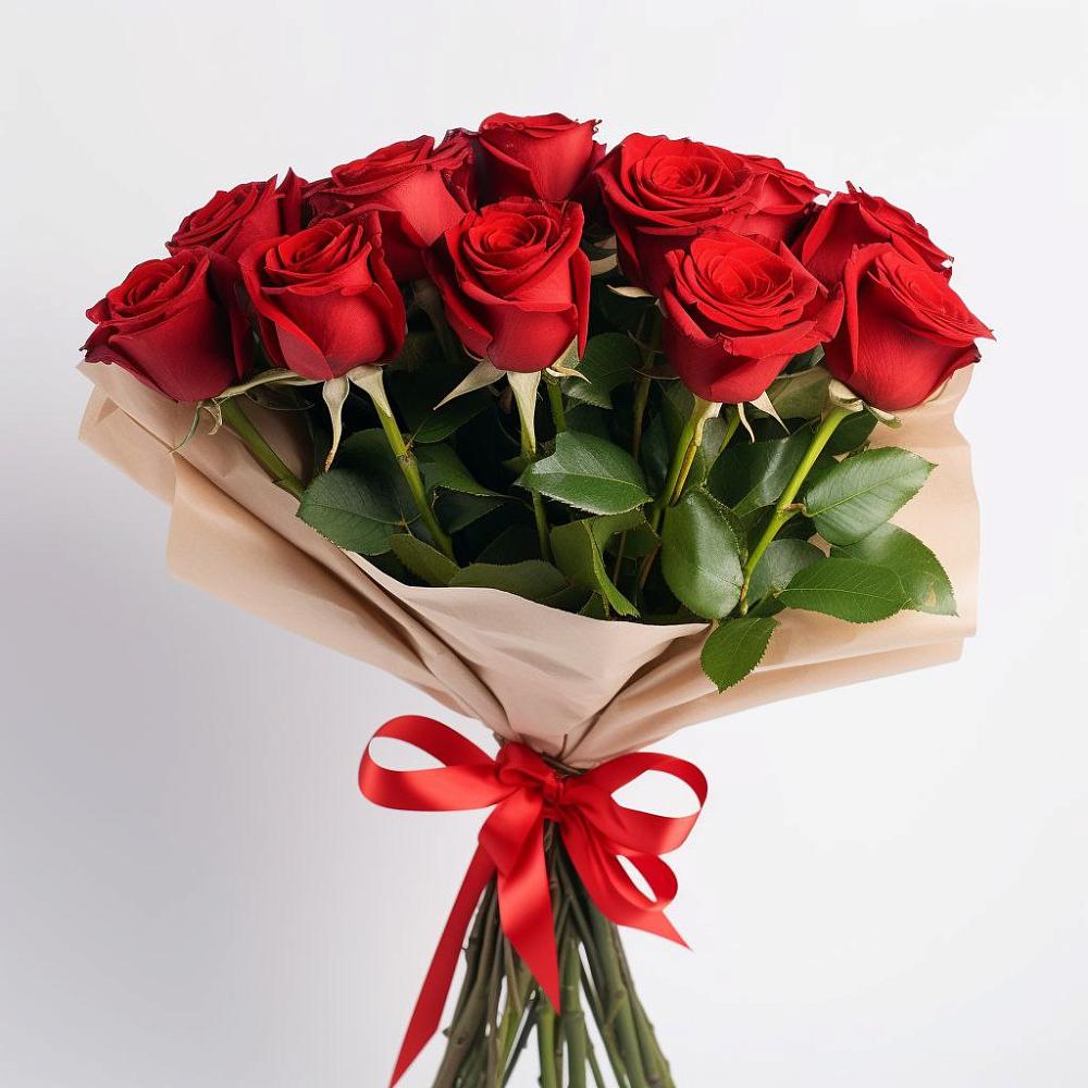 Букет 11 Красных роз Эдлесс Лав в Михайловском